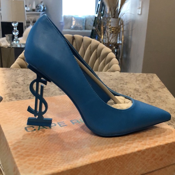 Cape Robbin Priceless Blue Heels New In Box! - Picture 6 of 8